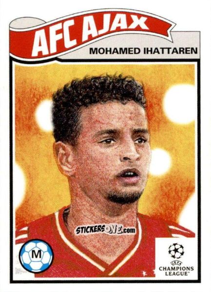 Cromo Mohamed Ihattaren - Living Set Soccer 2022 n. 505 - Topps