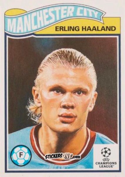 Sticker Erling Haaland - Living Set Soccer 2023
 n. 510 - Topps