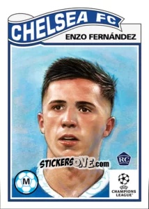 Sticker Enzo Fernandez - Living Set Soccer 2023
 n. 513 - Topps