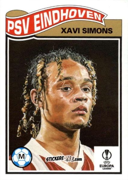Sticker Xavi Simons - Living Set Soccer 2023
 n. 516 - Topps