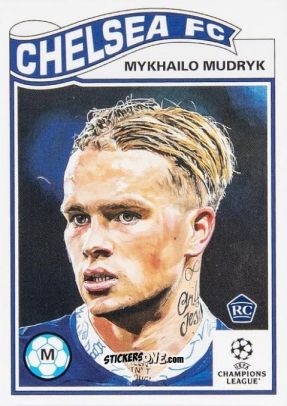 Sticker Mykhailo Mudryk - Living Set Soccer 2023
 n. 518 - Topps