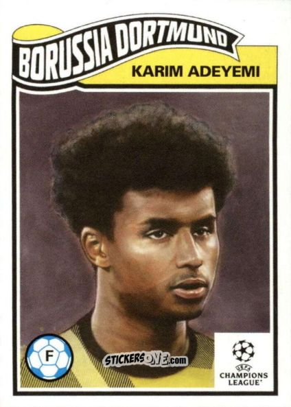 Figurina Karim Adeyemi - Living Set Soccer 2023
 n. 519 - Topps