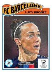 Figurina Lucy Bronze - Living Set Soccer 2023
 n. 536 - Topps