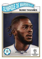 Cromo Nuno Tavares - Living Set Soccer 2023
 n. 539 - Topps