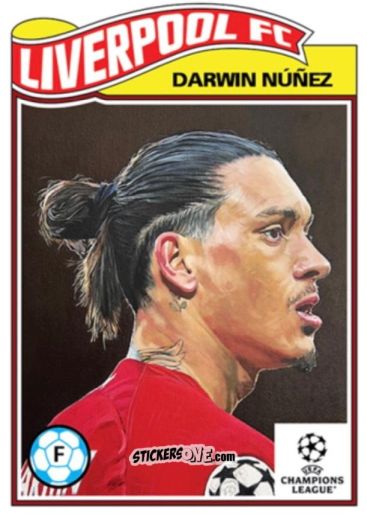 Figurina Darwin Núñez - Living Set Soccer 2023
 n. 546 - Topps