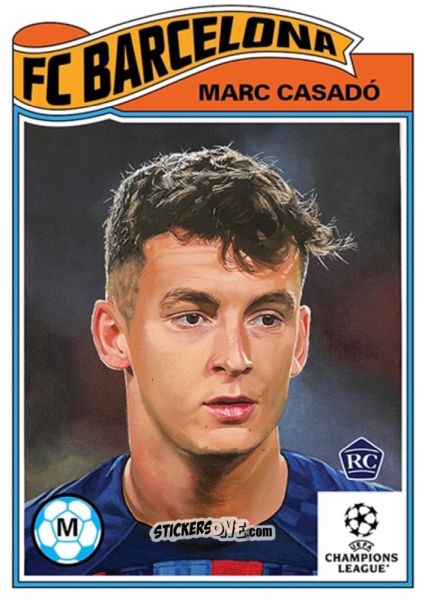 Sticker Marc Casadó - Living Set Soccer 2023
 n. 547 - Topps