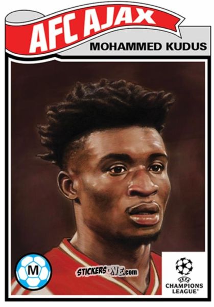 Sticker Mohammed Kudus - Living Set Soccer 2023
 n. 550 - Topps