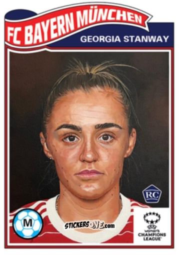 Sticker Georgia Stanway - Living Set Soccer 2023
 n. 553 - Topps