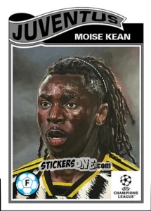 Sticker Moise Kean - Living Set Soccer 2023
 n. 554 - Topps