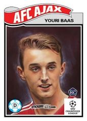 Sticker Youri Baas - Living Set Soccer 2023
 n. 555 - Topps