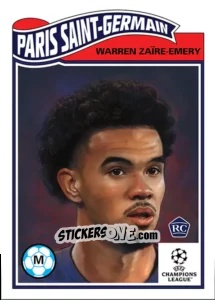 Sticker Warren Zaïre-Emery - Living Set Soccer 2023
 n. 556 - Topps