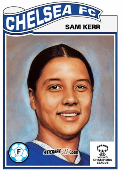 Figurina Sam Kerr - Living Set Soccer 2023
 n. 561 - Topps