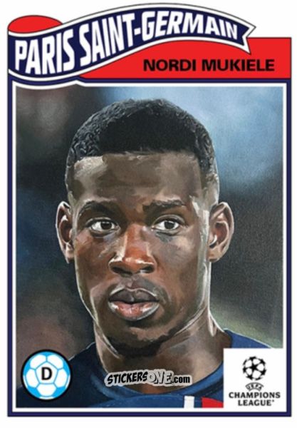 Sticker Nordi Mukiele - Living Set Soccer 2023
 n. 564 - Topps