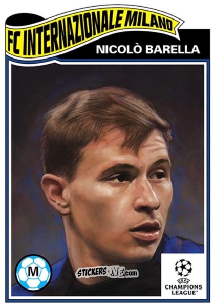 Sticker Nicolò Barella - Living Set Soccer 2023
 n. 567 - Topps