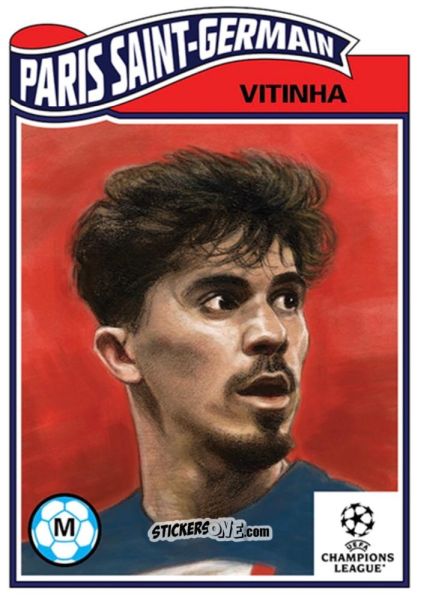 Sticker Vitinha - Living Set Soccer 2023
 n. 568 - Topps