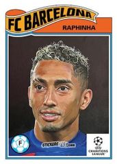 Sticker Raphinha - Living Set Soccer 2023
 n. 570 - Topps