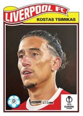 Sticker Kostas Tsimikas - Living Set Soccer 2023
 n. 571 - Topps