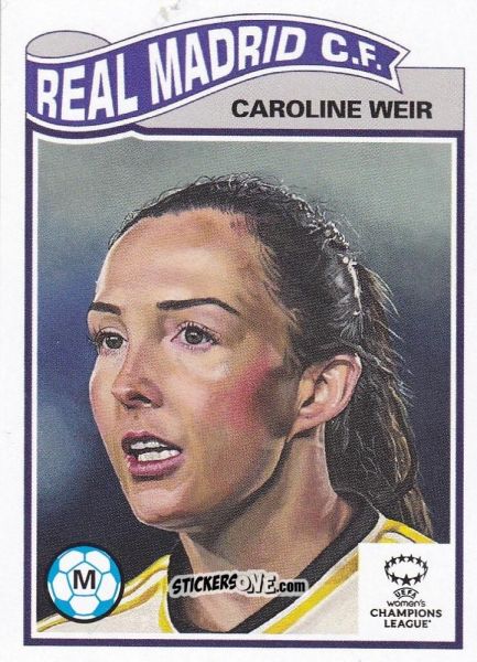 Sticker Caroline Weir - Living Set Soccer 2023
 n. 572 - Topps