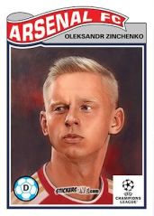 Sticker Oleksandr Zinchenko - Living Set Soccer 2023
 n. 574 - Topps