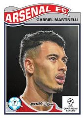 Sticker Gabriel Martinelli - Living Set Soccer 2023
 n. 576 - Topps