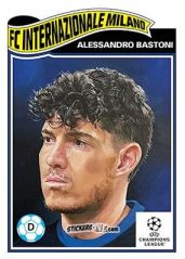 Figurina Alessandro Bastoni - Living Set Soccer 2023
 n. 577 - Topps