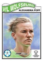 Sticker Alexandra Popp - Living Set Soccer 2023
 n. 579 - Topps