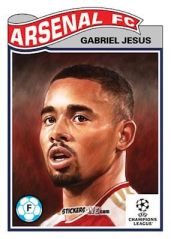 Sticker Gabriel Jesus - Living Set Soccer 2023
 n. 581 - Topps