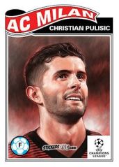 Figurina Christian Pulisic - Living Set Soccer 2023
 n. 592 - Topps