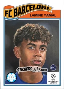 Sticker Lamine Yamal - Living Set Soccer 2023
 n. 596 - Topps