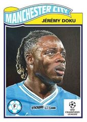 Sticker Jérémy Doku - Living Set Soccer 2023
 n. 607 - Topps