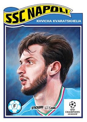 Cromo Khvicha Kvaratskhelia - Living Set Soccer 2023
 n. 611 - Topps