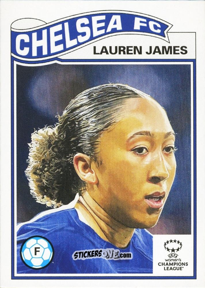 Sticker Lauren James - Living Set Soccer 2023
 n. 612 - Topps