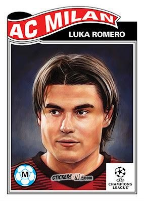 Sticker Luka Romero - Living Set Soccer 2023
 n. 616 - Topps