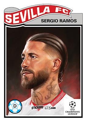 Cromo Sergio Ramos - Living Set Soccer 2023
 n. 628 - Topps