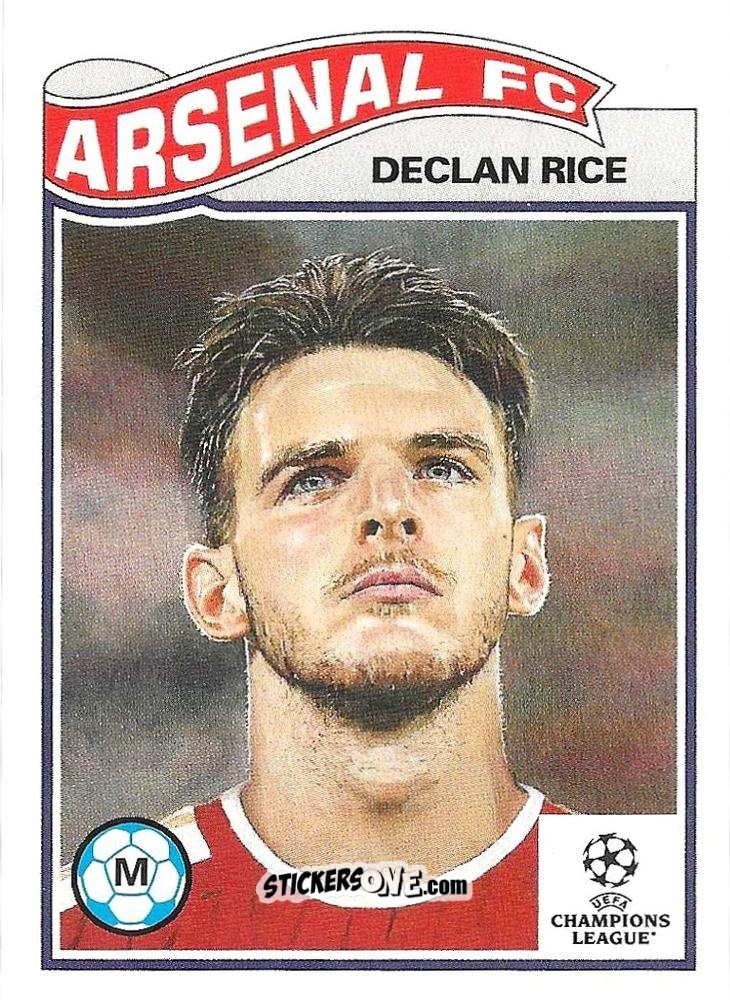 Sticker Declan Rice - Living Set Soccer 2023
 n. 630 - Topps