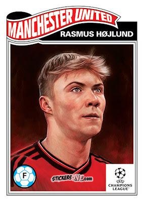 Sticker Rasmus Højlund - Living Set Soccer 2023
 n. 634 - Topps