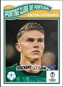 Sticker Viktor Gyökeres - Living Set Soccer 2024
 n. 655 - Topps