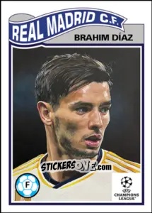 Sticker Brahim Díaz - Living Set Soccer 2024
 n. 666 - Topps
