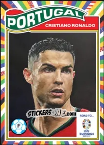 Sticker Cristiano Ronaldo - Living Set Soccer Euro 2024
 n. 1 - Topps