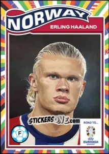 Sticker Erling Haaland - Living Set Soccer Euro 2024
 n. 3 - Topps