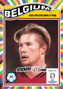 Sticker Kevin de Bruyne - Living Set Soccer Euro 2024
 n. 6 - Topps