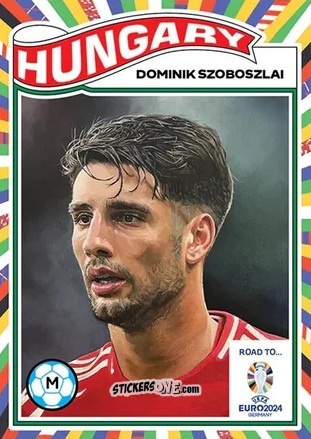 Cromo Dominik Szoboszlai - Living Set Soccer Euro 2024
 n. 7 - Topps