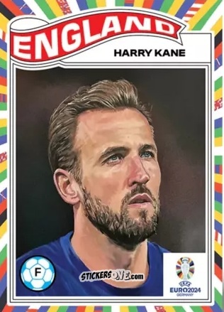 Cromo Harry Kane - Living Set Soccer Euro 2024
 n. 27 - Topps