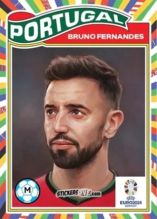 Cromo Bruno Fernandes - Living Set Soccer Euro 2024
 n. 29 - Topps