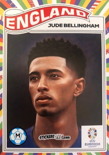 Cromo Jude Bellingham - Living Set Soccer Euro 2024
 n. 35 - Topps