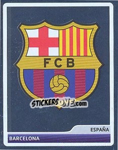 Sticker FC Barcelona Logo - UEFA Champions League 2006-2007 n. 5 - Panini