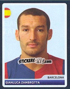 Sticker Gianluca Zambrotta - UEFA Champions League 2006-2007 n. 7 - Panini