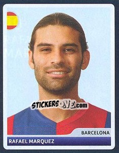 Sticker Rafael Marquez - UEFA Champions League 2006-2007 n. 10 - Panini