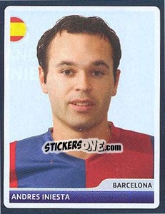Sticker Andres Iniesta - UEFA Champions League 2006-2007 n. 15 - Panini