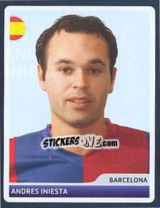 Cromo Andres Iniesta - UEFA Champions League 2006-2007 - Panini